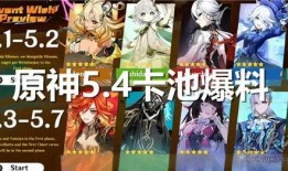原神2.5最新卡池爆料,神秘角色与强力武器即将登场！
